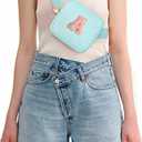 Uygafly Birthday Gifts for 2 3 4 5 6 7 8 9 10 11 Year Old Girls - Mini Fanny Pack Cute Crossbody Bag Belt Bag Trendy Stuff,Graduation Gifts for Girls Teens Kids Daughter Sister Her - Blue,A