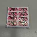Cholemy 120 Pairs Eye Black Stickers Bulk Baseball Face Glitter Stickers Football Softball Party Favor Spirit Day Accessories(Camouflage,Pink4)