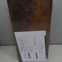 QEEIG Floating Shelves for Wall Bathroom Shelf Bedroom Kitchen Living Room Hanging Book Shelves Small Farmhouse Decor 16 inch Set of 3, Rustic Brown (015-BN3)