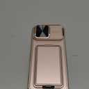 SSLOTSCASE for iPhone 17 Pro Max Case with Wallet & Sliding Lens Cover & Kickstand & Credit Card Holder & Camera Stand, Military-Grade Protection Phone Case Cover for iPhone 17 Pro Max 2025, Rose Gold