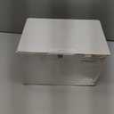 Wooden Cremation Urns for Human Ashes Adult Large (9" x 5.5" x 5", 180 Cu/in) – Handcrafted Hardwood Memorial Box with Cross – Maroon Funeral Burial Urn