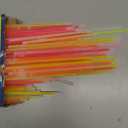 PartySticks Glow Sticks Party Supplies 100pk - 8 Inch Glow in the Dark Light Up Sticks Party Favors, Glow Party Decorations, Neon Party Glow Necklaces and Glow Bracelets with Connectors