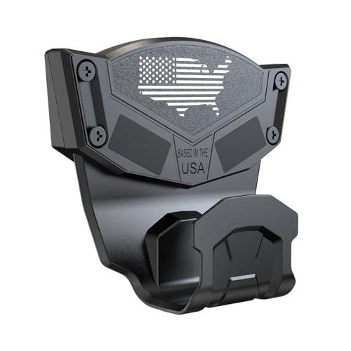 Gun Magnet Mount for Truck Car Vehicle,Magnetic Gun Mount for Pistol Shotgun Revolver with Trigger Guard Protect,Gun Magnet Rated Max 15 LBS Conceal in Desks Safe Wall Easy to Access&release