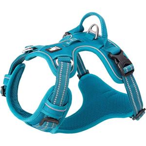 TRUE LOVE Dog Harness No Pull Nylon Reflective Pet Harness Adjustable Comfortable Control Step-in Brilliant Colors Truelove TLH56512 Blue Small