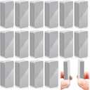 32 Pieces Outdoor Curtain Weights Waterproof Magnetic Drapery Weights for Home Decor Bathroom, Shower, Liner, Flags Tablecloth to Stop Wind (Gray)