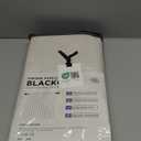 100% Blackout Shield Linen Blackout Curtains for Bedroom 84 Inches Long, Back Tab/Rod Pocket Living Room Drapes, Thermal Insulated Blackout Curtains 2 Panels Set, 50" W x 84" L, Cream