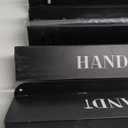 HANDT Overhead Garage Storage Rack, Connectable Heavy Duty Metal Ceiling Rails For Garage Storage Organization Shelving System, Hanging Racks For Tote Containers, Supports Up To 6 Bins, 4 Sets Black