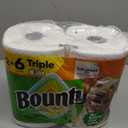 Bounty Full Sheet Paper Towels, White, 2 Triple Rolls = 6 Regular Rolls 