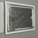 PETAFLOP 8.5x11 Picture Frames Glass 8.5 x 11 Frame Tabletop Display, 2 Pack clear