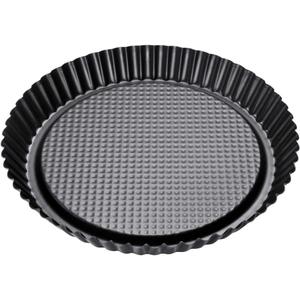 Zenker Non-Stick Carbon Steel Flan/Tart Pan, 11-Inch, grey