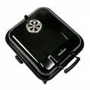 Portable Charcoal Grill, Tabletop BBQ Grill, Foldable Camping Grill, Outdoor Grill for Picnic, Tailgating, Travel, Porcelain-Enamel Grates, Adjustable Air Vent