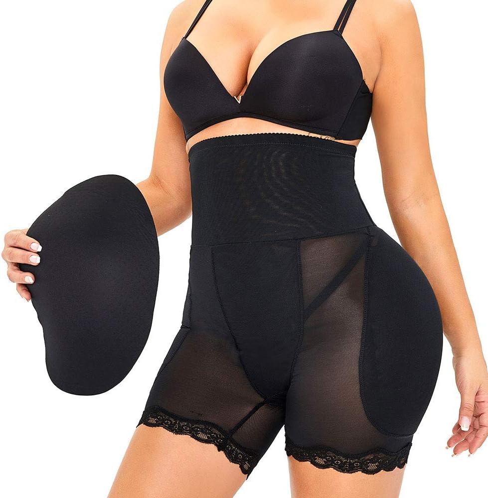 Butt Lifter Shapewear High Waist Tummy Control Hip Padded Panties (Medium)