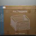 Dog Playpen, Dog Cage,Dog Playpen Adjustable Folding Portable Pet Fence for Small to Medium Dogs Indoor Outdoor Use, 6-Panel, Black