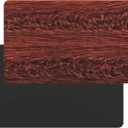 Flash Furniture Glenbrook 30'' x 48'' Rectangular Table Top with Black or Mahogany Reversible Laminate Top