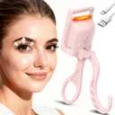 Heated Eyelash Curler (Pink)