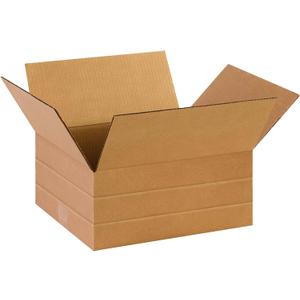 Partners Brand 14 x 12 x 6 Corrugated Cardboard Boxes, 14"L x 12"W x 6"H, Pack of , 25 | Shipping, Packaging, Moving, Storage Box for Business, Strong Wholesale Bulk Boxes 14126
