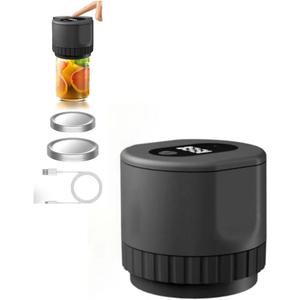 Portable electric Mason jar Seven people's olive rhyme vacuum sealing machine suitable for wide mouth and regular caliber Mason jar kits