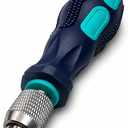 1/4" Bit Driver Handle, 1/4 inch Hex Quick Release Bit Handle,6.35mm Hex Screwdriver Bit Holder with Non-slip Handle