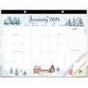 GuassLee Monthly Large Desk Calendar 2025-2026 - 19 Months 22" x 17" Calendar from Jun. 2025 to Dec. 2026, Large Monthly Planner with Holiday Watercolor Design for Office School Home Organizing
