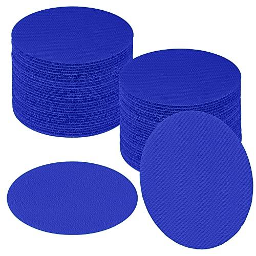 48 Pcs Navy Blue Carpet Spots Markers Floor Dots One Color Carpet Circles Carpet Floor Dots Spots Markers for Classroom Decoration Teacher Supplies