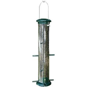 Stokes Select 38169 Topsy Turvy Finch Bird Feeder with Eight Perches, Green, 19-Inch tall, 1.5 lb Capacity