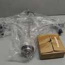 Livex Lighting 40785-91 Transitional Five Light Chandelier from Laurel Collection in Pwt, Nckl, B/S, Slvr. Finish, Brushed Nickel