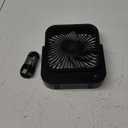 Magnetic Cruise Ship Approved Fan, 5000mAh Battery Operated Portable Fan with 5 Speeds, Magnetically Sticks on Cabin Ceilings and Walls, Cruise Essentials 2025 - Black