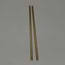 4 PCS 8mm/ 5/16 Inch Brass Rod Brass Round Stock Lathe Bar Stock Kit Solid Brass Rod Stock, 8mm/ 5/16 inch Diameter 12 Inch in Length