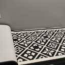 Ileading Laundry Room Runner Rug 2x6ft Non Slip Funny Kitchen Floor Mats with Rubber Backing Machine Washable Low Profile Indoor Decor Carpet for Doormat Hallway Entryway Petmat Garage Balcony(Black)