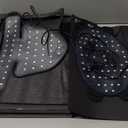 Red Light Therapy for Face and Neck, 8 Colors LED Face Mask Light Therapy with 850NM Near Infrared, 3000 mAh Rechargeable 6-In-1 Red Light Therapy Mask Set Skin Care Device for Skin Rejuvenation (Black)