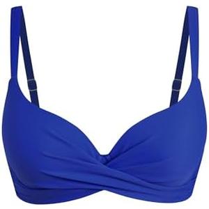 ZAFUL Women Twist Front Underwire Bikini Top Push Up Lace Up Swimsuit Tops Bra Padded Bathing Suit Tops, XL