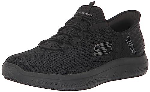 Skechers Men's Summits Colsin Sr Hands Free Slip-Ins Sneaker, Black, 9.5 Wide