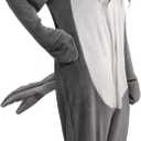 Spooktacular Creations Halloween Shark Costume, Adult Shark Costume, Jumpsuit Marine for Halloween Dress Up (Gray, S)