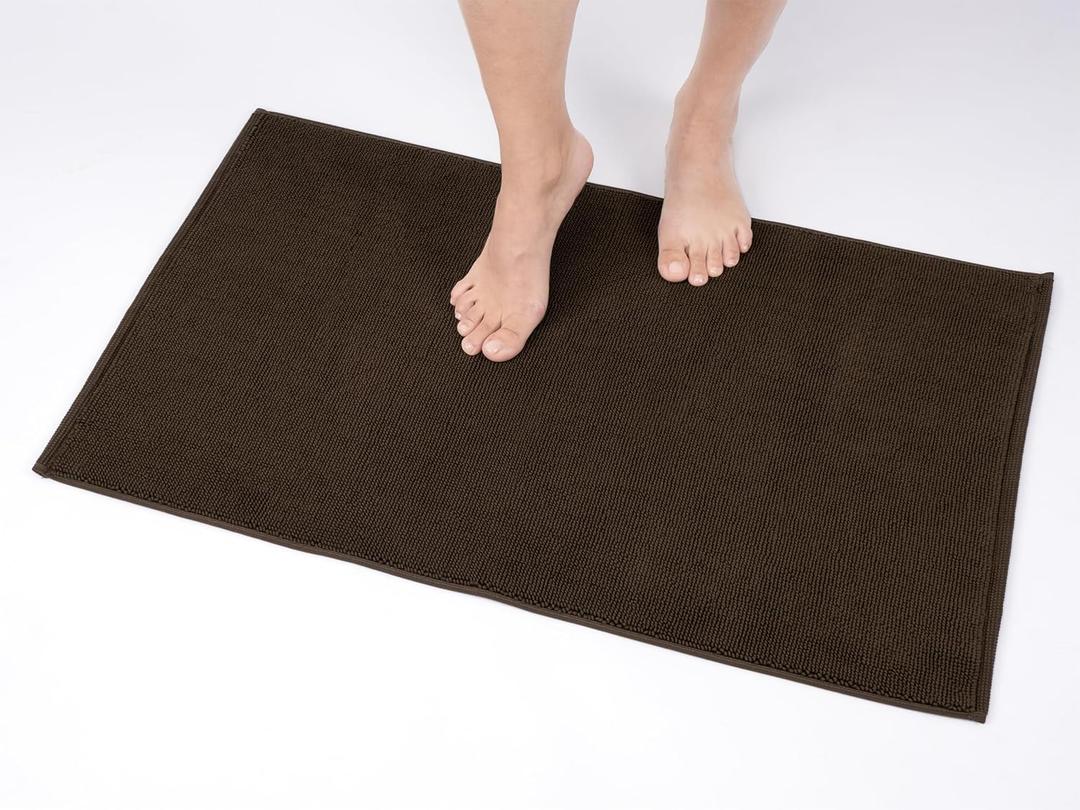 Bath Mat 34" x 21" Brown