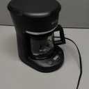 Mr. Coffee Programmable Coffee Maker 5 Cups with Auto Pause Glass Carafe Compact Design Black