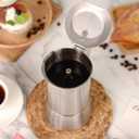 Sivaphe Stainless Steel Stovetop Espresso Coffee Maker, 6cups Espresso pot, 300ml Moka Campaing Coffee Pot, Induction Italian Mocha Pot with Step-by-step Instructions(1 Cup=50ml)