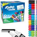 EXPO Dry Erase Markers, Low Odor Ink, Assorted Fashion Colors, Chisel Tip, 40 Count - Whiteboard, Essential Supplies for Office, School, Classroom, Teachers
