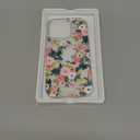 Clear Phone Case for iPhone 16 Pro Compatible with Magsafe, Spring Pink Flowers Design Magnetic Shock Proof Heavy-Duty Protection for Men Boys Women Girls