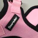 Cat Harness and Leash Set, Escape Proof Safe Adjustable Kitten Vest Harnesses for Walking, Easy Control Soft Breathable Mesh Jacket with Reflective Strips for Cats, Pink, S
