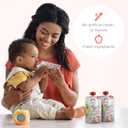 Amazon Brand - Mama Bear Organic Baby Food, Stage 2, Apple, Banana, Yogurt, Strawberry, 4 ounce (Pack of 12)