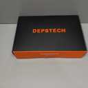 DEPSTECH 50ft Sewer Camera, 1080P HD Triple Lens Borescope, 5" IPS Screen Endoscope with Light, IP67 Waterproof Plumbing Drain Pipe Snake Inspection Camera with 32G Card, Carry Case