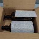 32 Ounce Glass Shampoo and Conditioner Dispenser Bottle with Pump, Shower - 1 Liter Body Wash Dispenser for Shower- by Kitchentoolz (Amber)