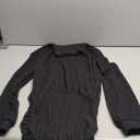 Women's Pullover Sweater Dress Long Lantern Sleeve Turtle Neck Cute Ribbed Knit Bodycon Mini Short Dress 2025 Fall (Medium, Black)