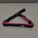 Black Rhino - The Comfort Collar Ultra Soft Neoprene Padded Dog Collar for All Breeds - Heavy Duty Adjustable Reflective Weatherproof (Large, Pink/Black)