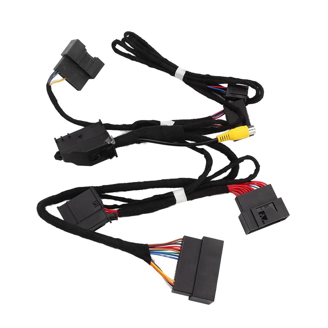Generic 4in to 8in PNP Conversion Harness Kit, HC3Z B for Edge SYNC 1 to SYNC 3 System, Black, Minimalist Style, Plug and Play Direct Replacement, Easy Installation for Turn