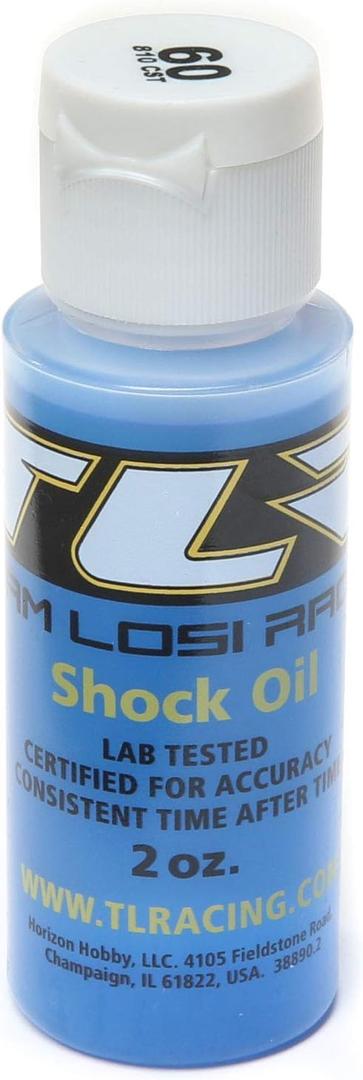 TEAM LOSI RACING Silicone Shock Oil 60WT 810CST 2OZ TLR74014 Electric Car/Truck Option Parts