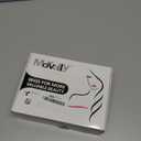 morvally Short Black Wavy Bob Wig with Bangs for Women 16 Inches Natural Synthetic Hair Wavy Wigs