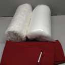 Cozyide Outdoor Chair Cushions 24x24, Washable Patio Furniture Cushions with Removable Cover, Waterproof Outdoor Deep Seat Cushion Set with Non-Slip Ties and Handle, Burgundy