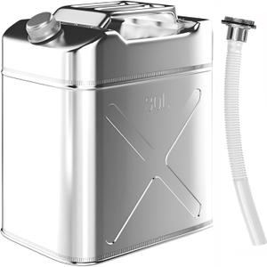 Ybubny 304 Stainless Steel Water Container 7.93 Gal with Hose
