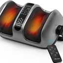 2026 Upgraded Foot Massager with Heat - Shiatsu Deep Kneading Machine for Plantar Fasciitis, Neuropathy & Circulation - 5 Intensities, 4 Modes - Ideal Gifts for Women & Men